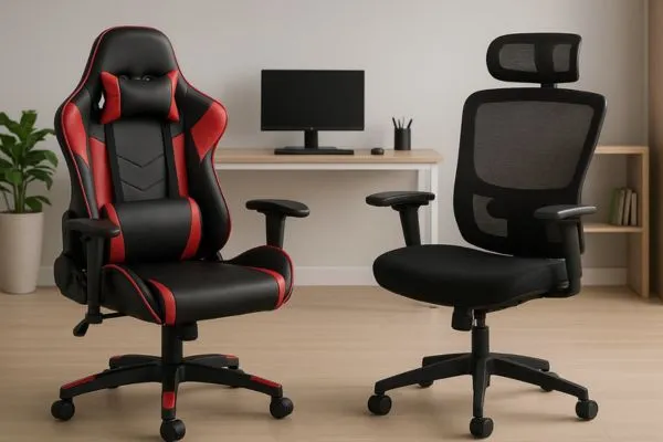 cadeira gamer vs cadeira ergonômica