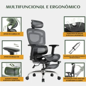 Cadeira de Escritório Ergonômica Mônaco BT07 Luvinco é boa? Review Completo 15 Cadeira De Escritório Ergonômica Mônaco Bt07 Luvinco