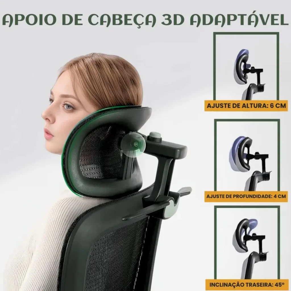 Cadeira de Escritório Ergonômica Mônaco BT07 Luvinco é boa? Review Completo 5 Cadeira De Escritorio Ergonomica Monaco Bt07 Luvinco 5