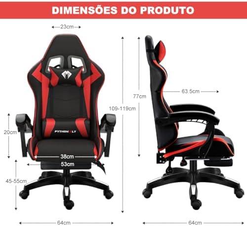 Cadeira Gamer Ergonômica Python Fly